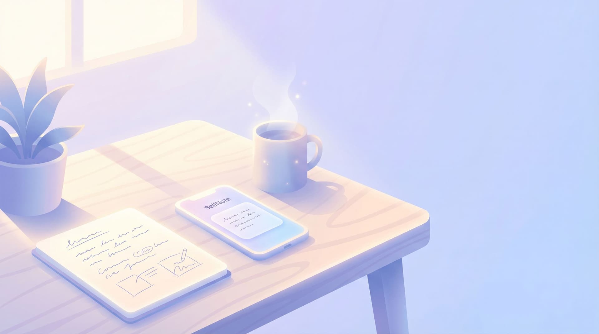 Low-Pressure Planning: Using SelfNote to Hold Ideas, Not Force Rigid Goals